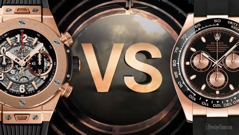 Rolex vs Hublot watch